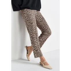 Printed scuba pants recycled