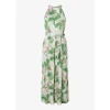 Printed Sleeveless Jumpsuit