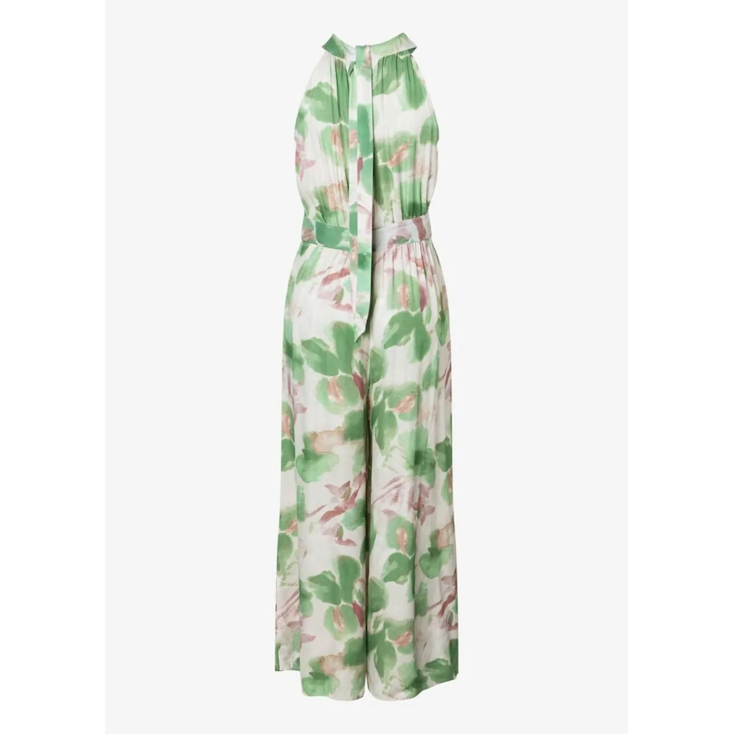 Printed Sleeveless Jumpsuit