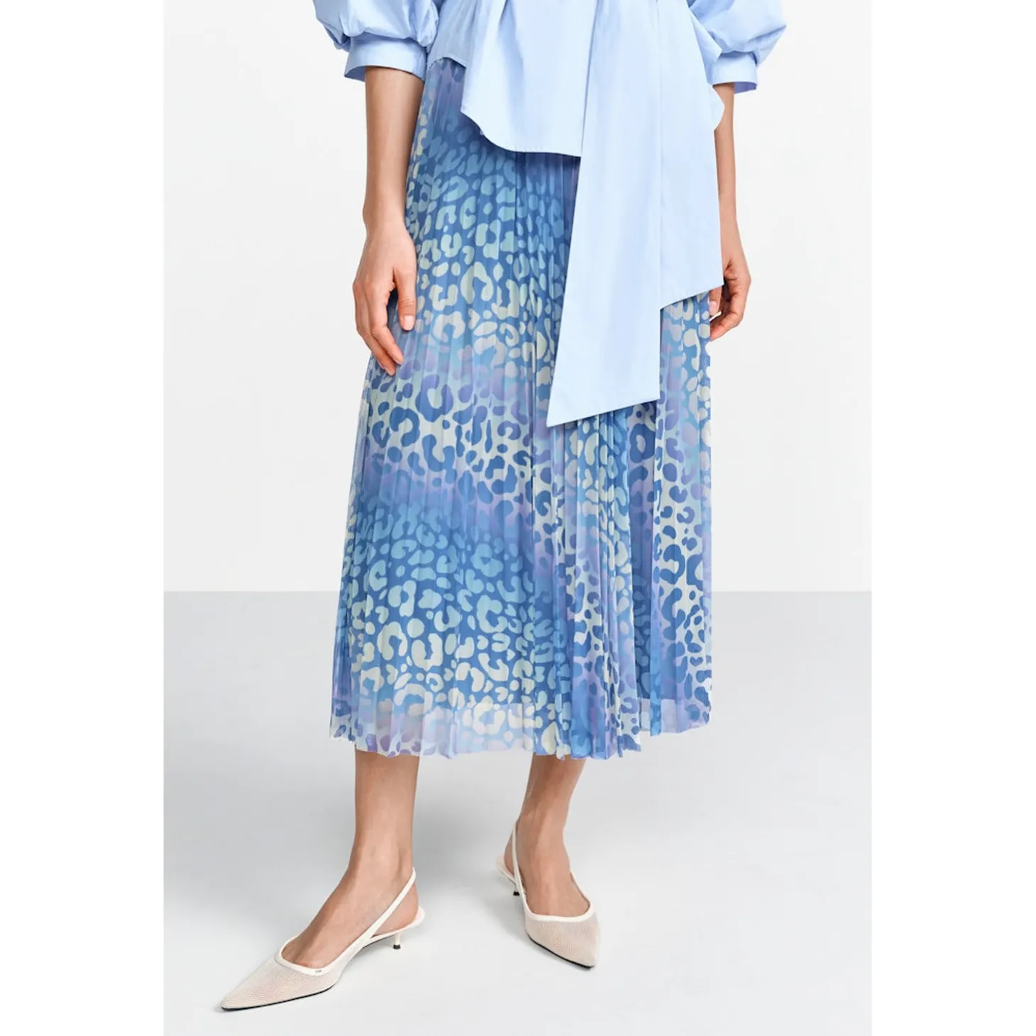Printed Tulle Skirt