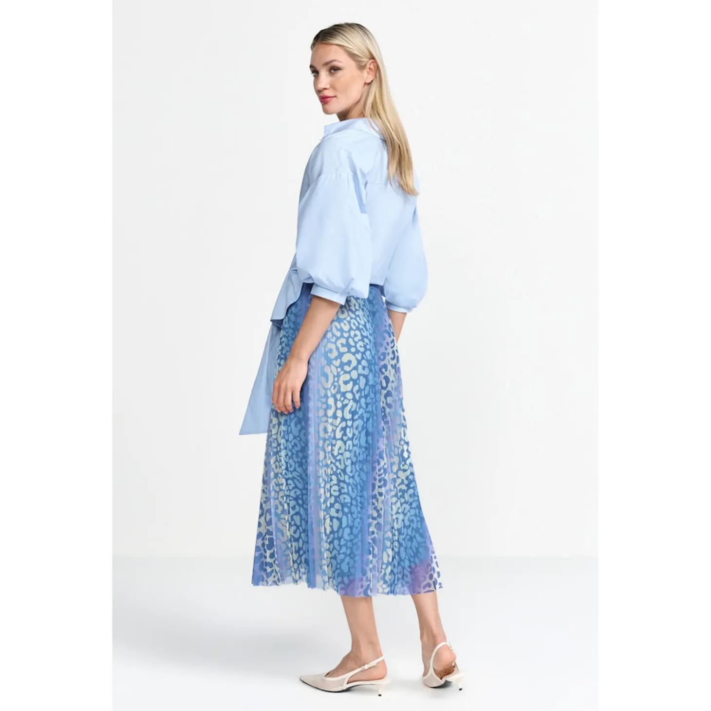 Printed Tulle Skirt