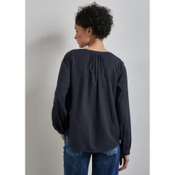 QR Splitneck tunic blouse