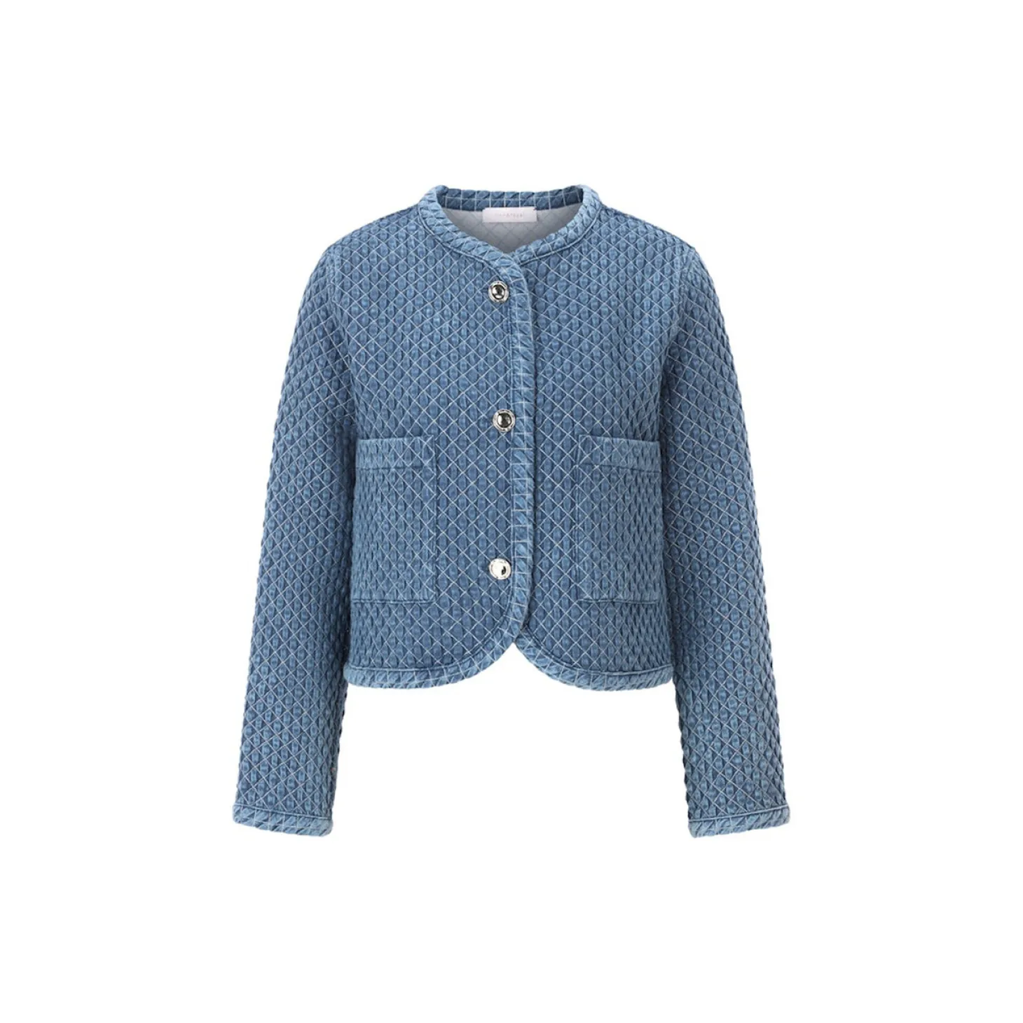 Quilted denim jacket