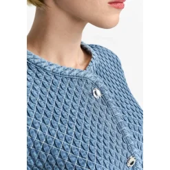 Quilted denim jacket
