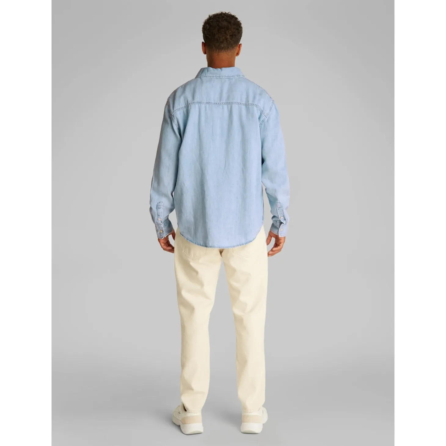 REGULAR LINEAR DENIM SHIRT