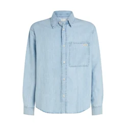 REGULAR LINEAR DENIM SHIRT