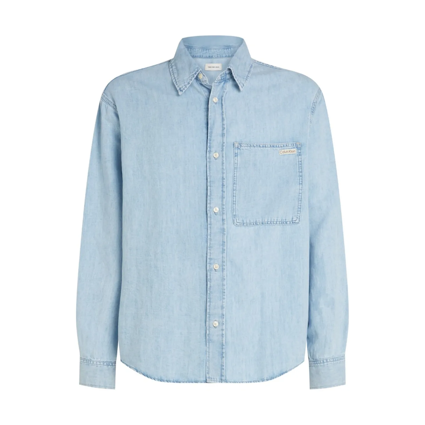 REGULAR LINEAR DENIM SHIRT