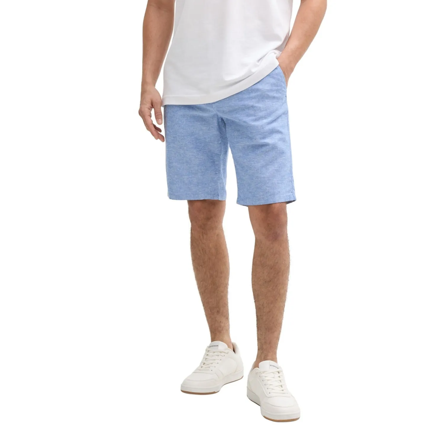 Regular linen chino shorts