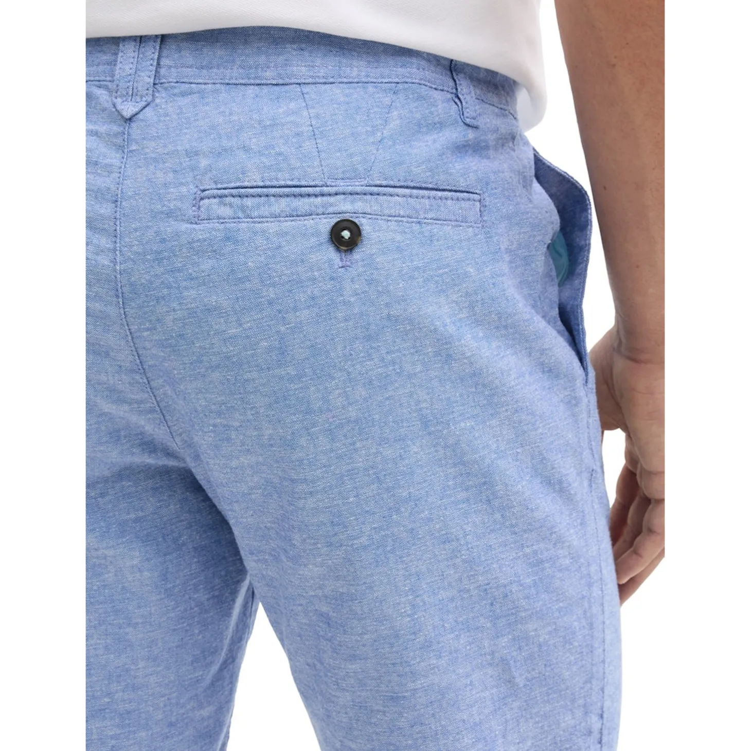 Regular linen chino shorts