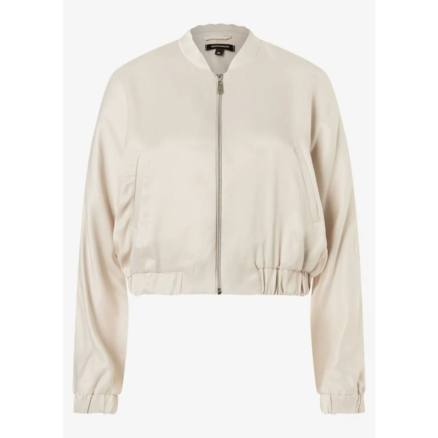 Sateen Zipper Blouson