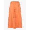 Satin Midi Skirt