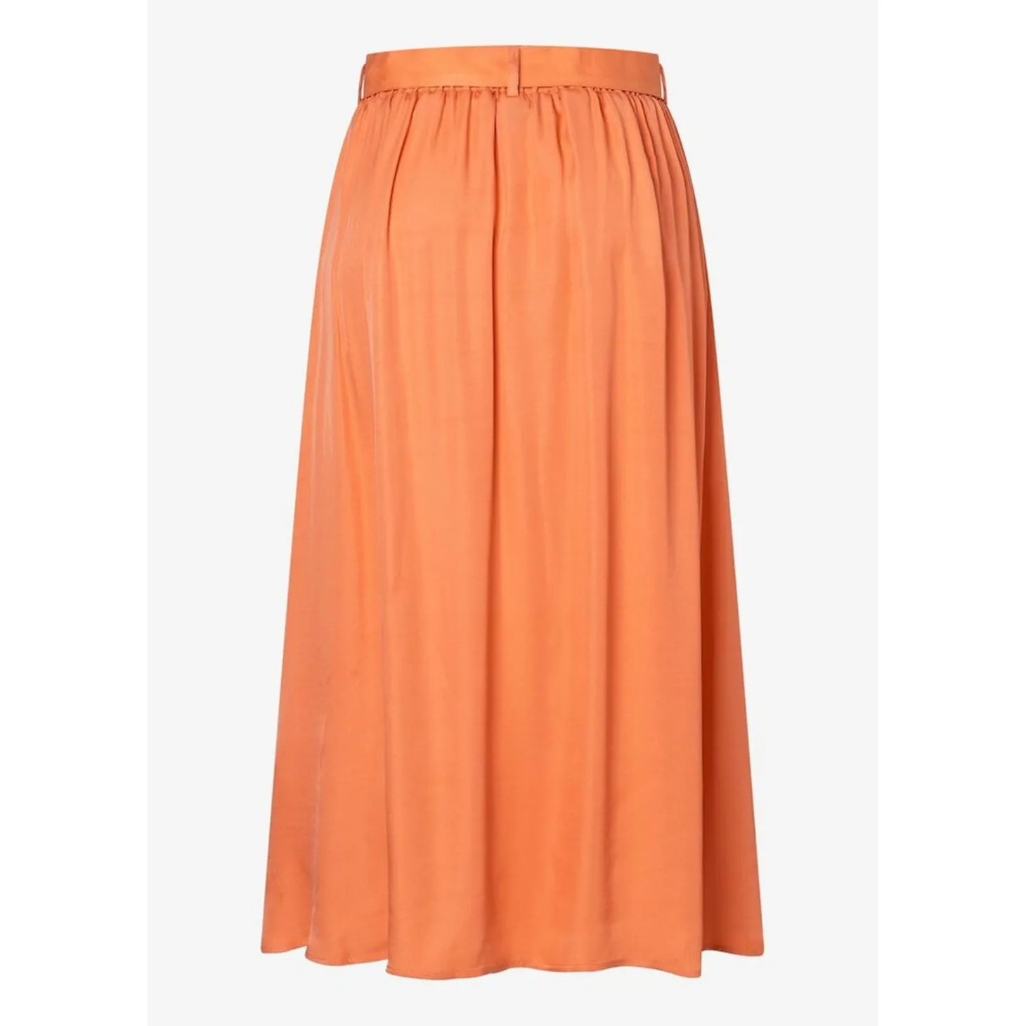 Satin Midi Skirt