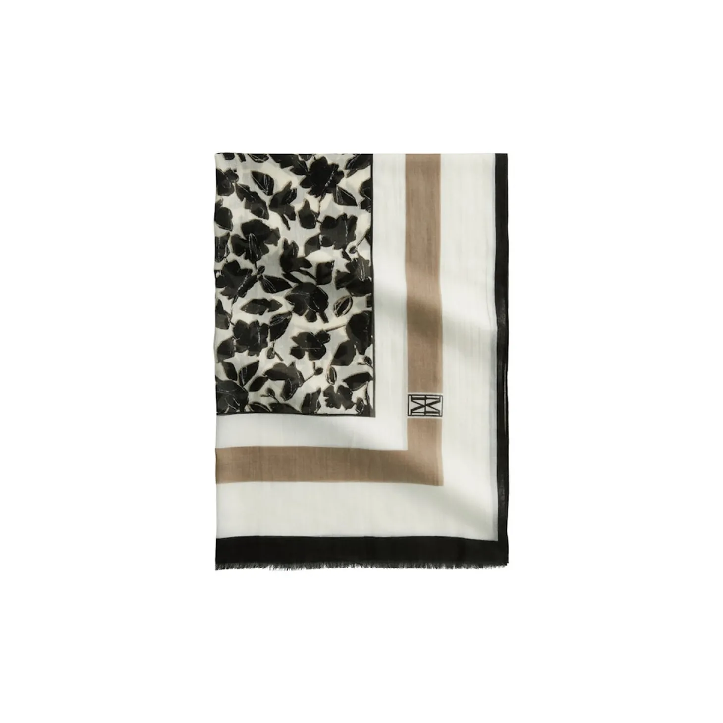 Scarf, woven, cotton-modal, va