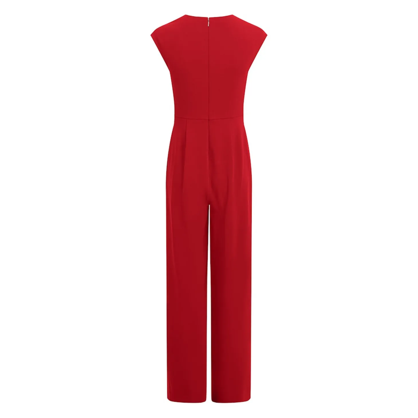 SCUBA CREPE TWIST FRONT JUMPSU