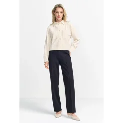 Scuba jacket denim look