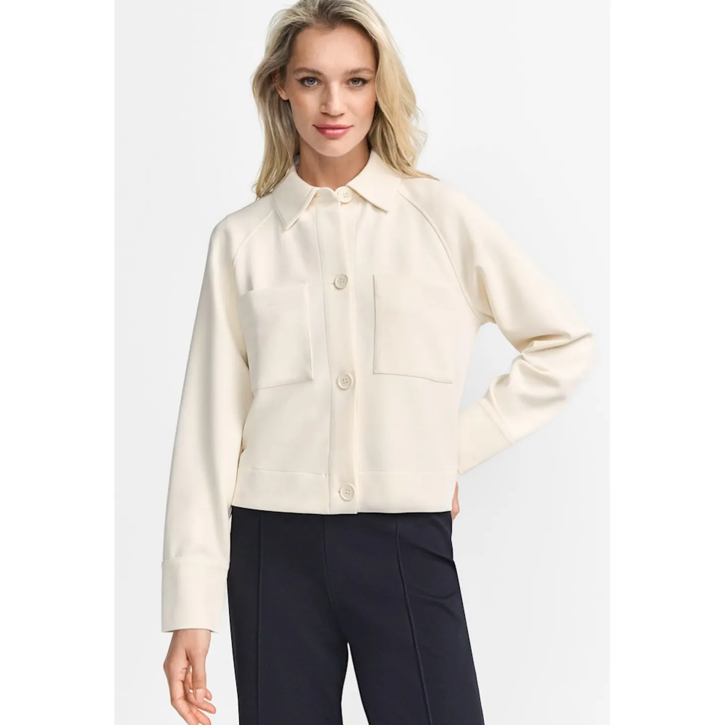 Scuba jacket denim look