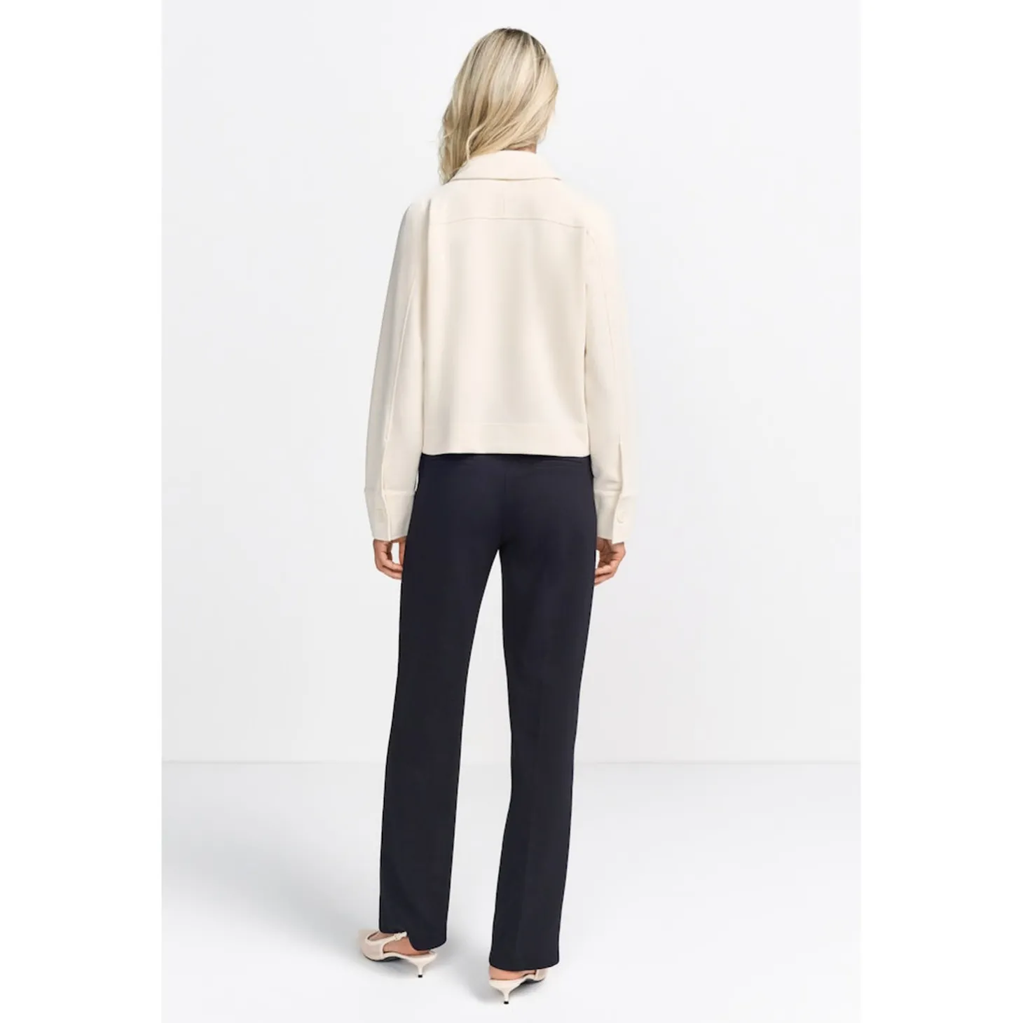 Scuba jacket denim look