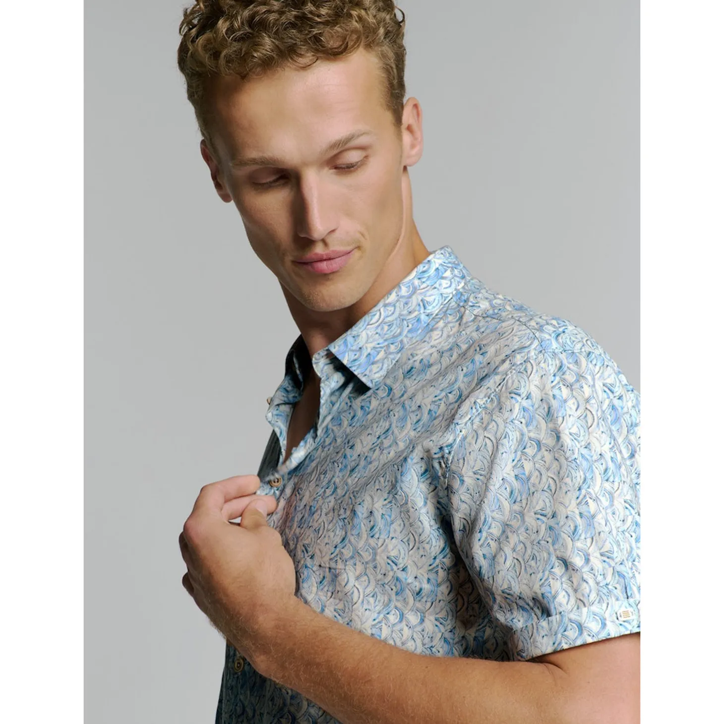 Shirt Short Sleeve Allover Pri