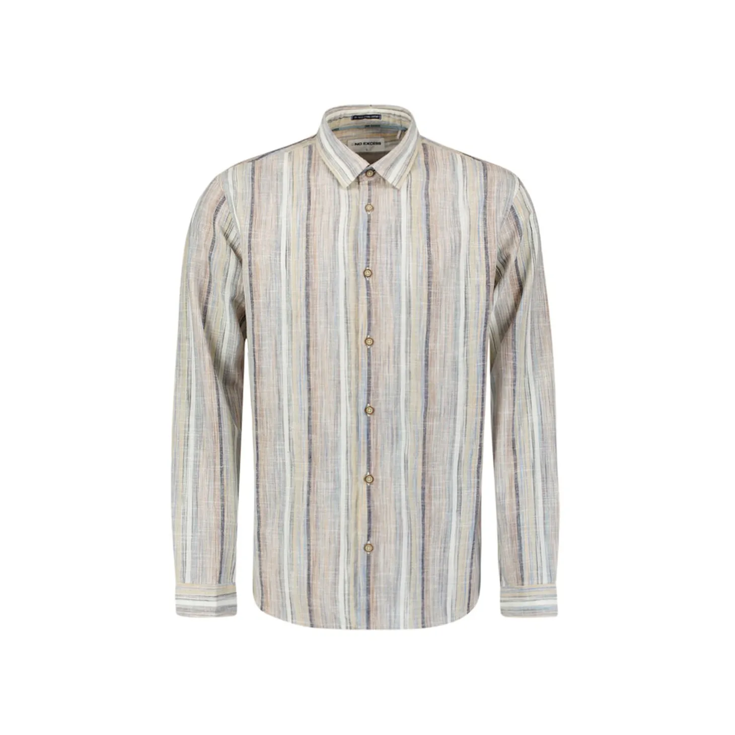 Shirt Slub Multi Coloured Stri