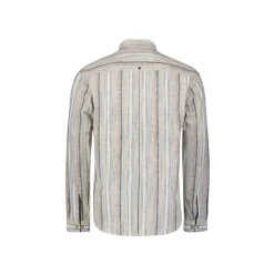 Shirt Slub Multi Coloured Stri