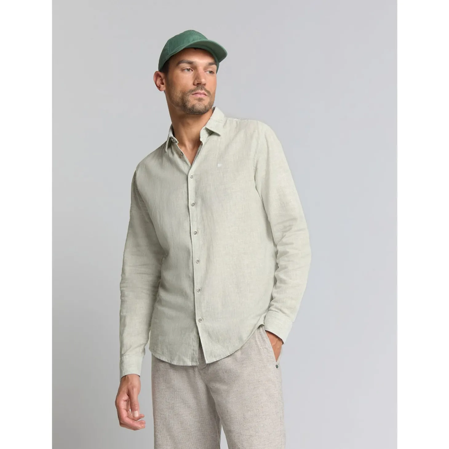 Shirt Verical small stripes Wi