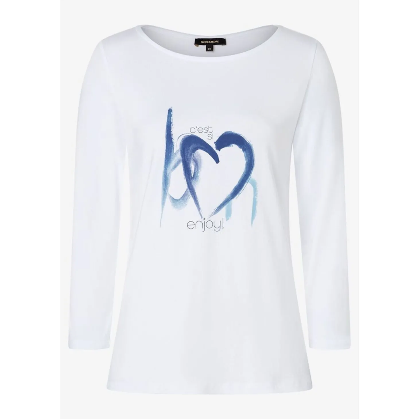 Shirt with Print Painted Heart