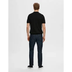 SLHBERG SS KNIT POLO NOOS