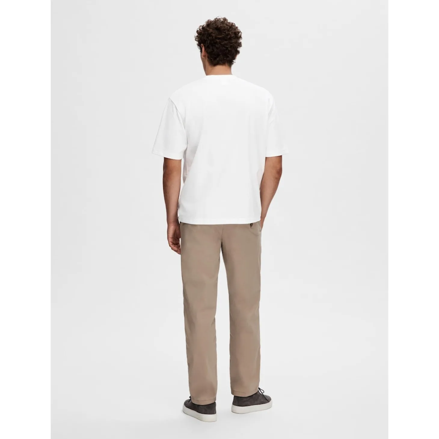 SLHLOOSEOSCAR SS O-NECK TEE NO