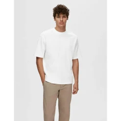 SLHLOOSEOSCAR SS O-NECK TEE NO