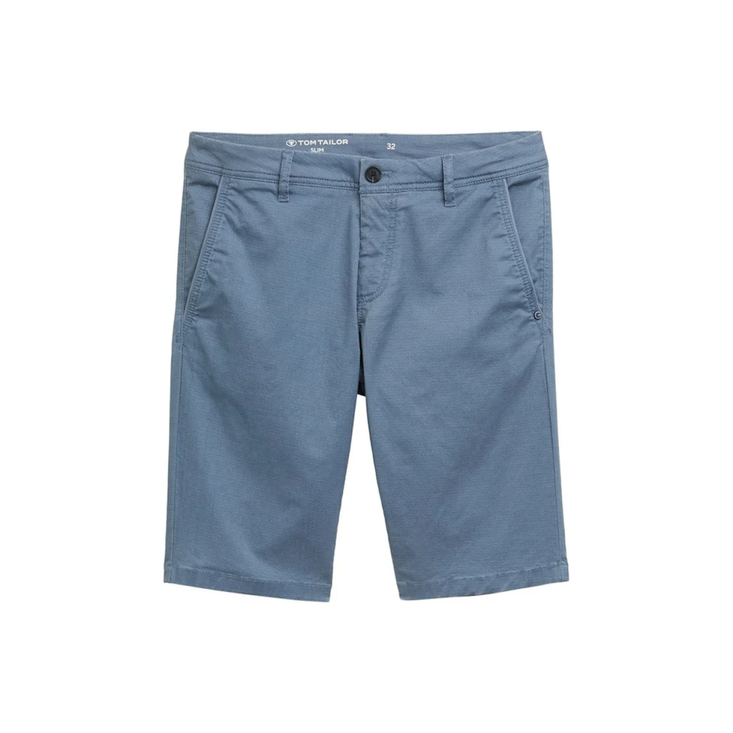 Slim printed chino shorts