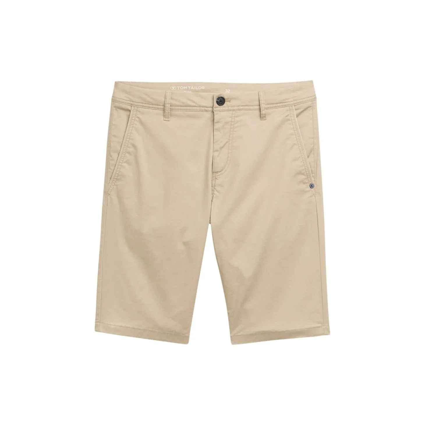Slim printed chino shorts
