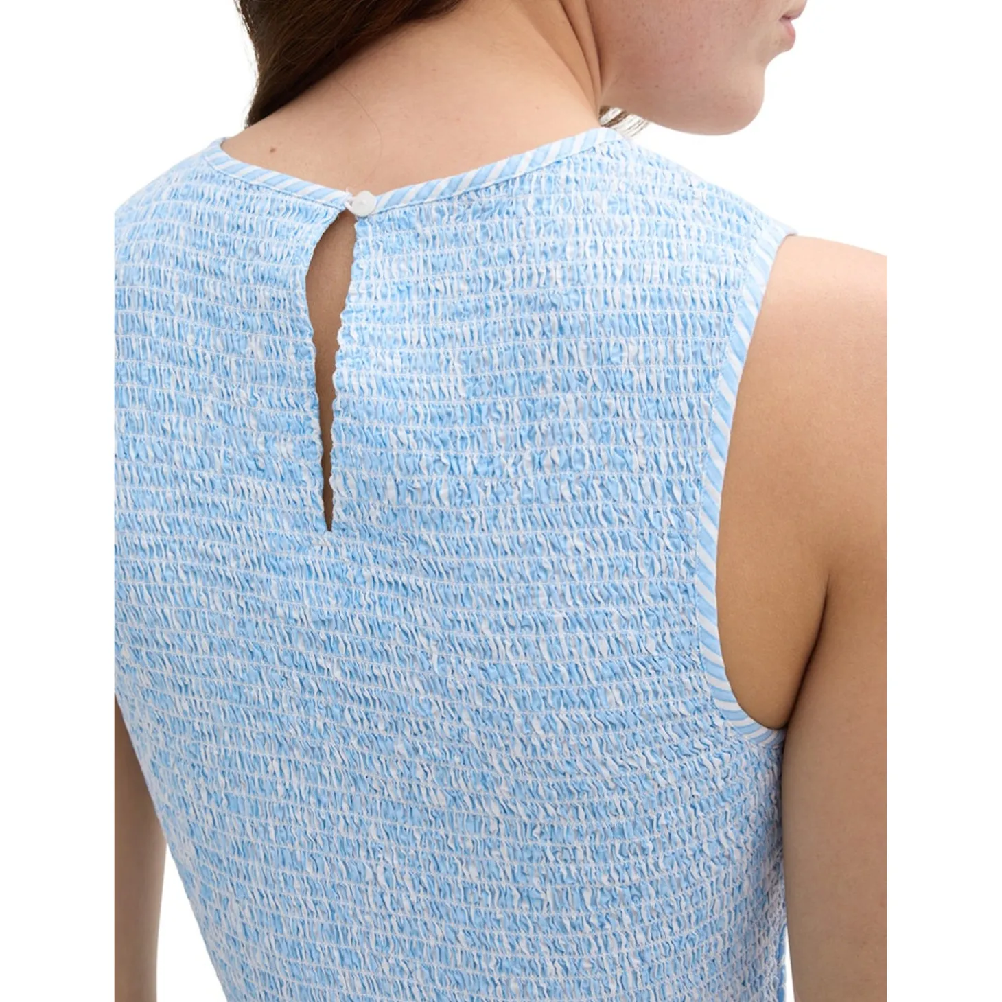 Smocked midi dress