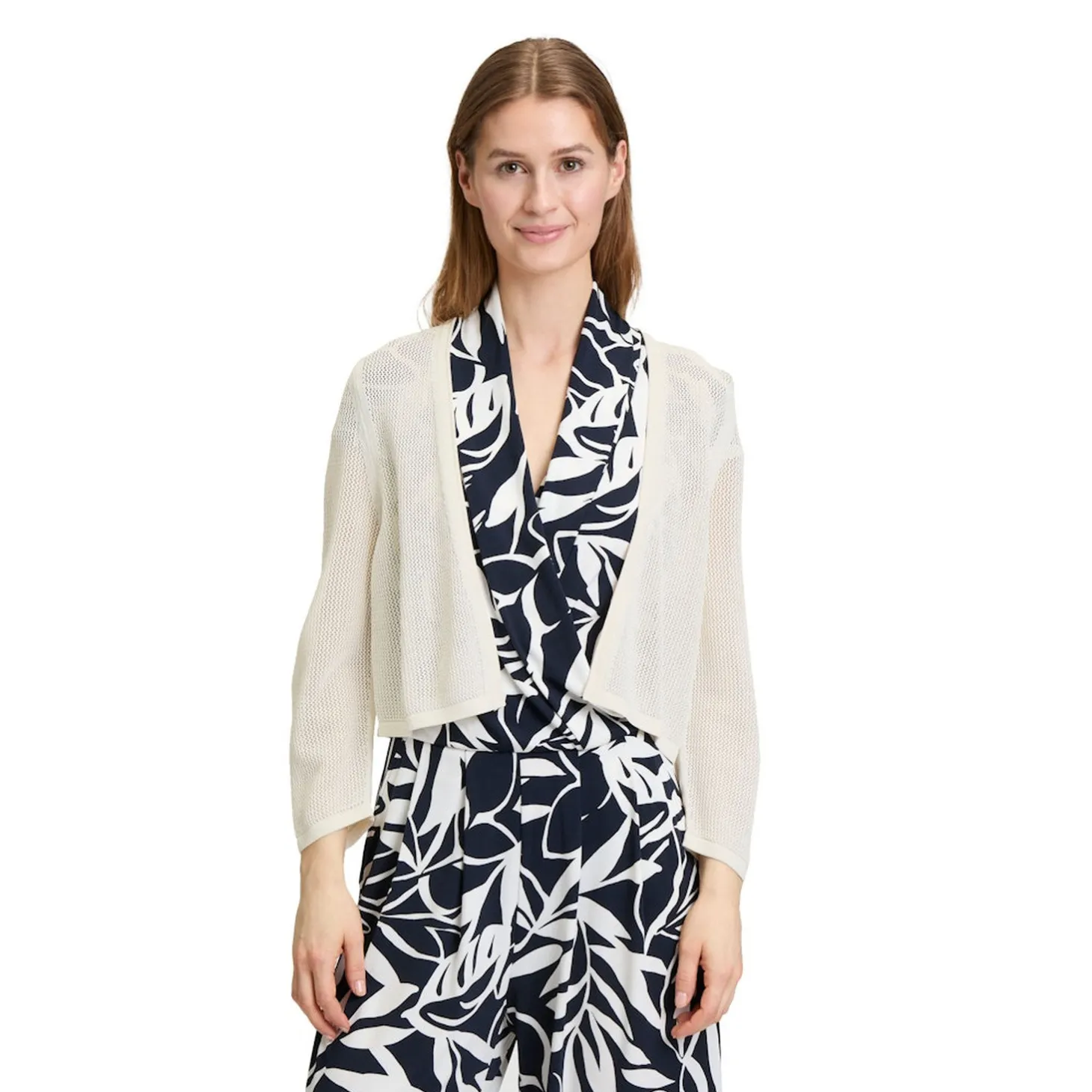Strickjacke Kurz 3/4 Arm