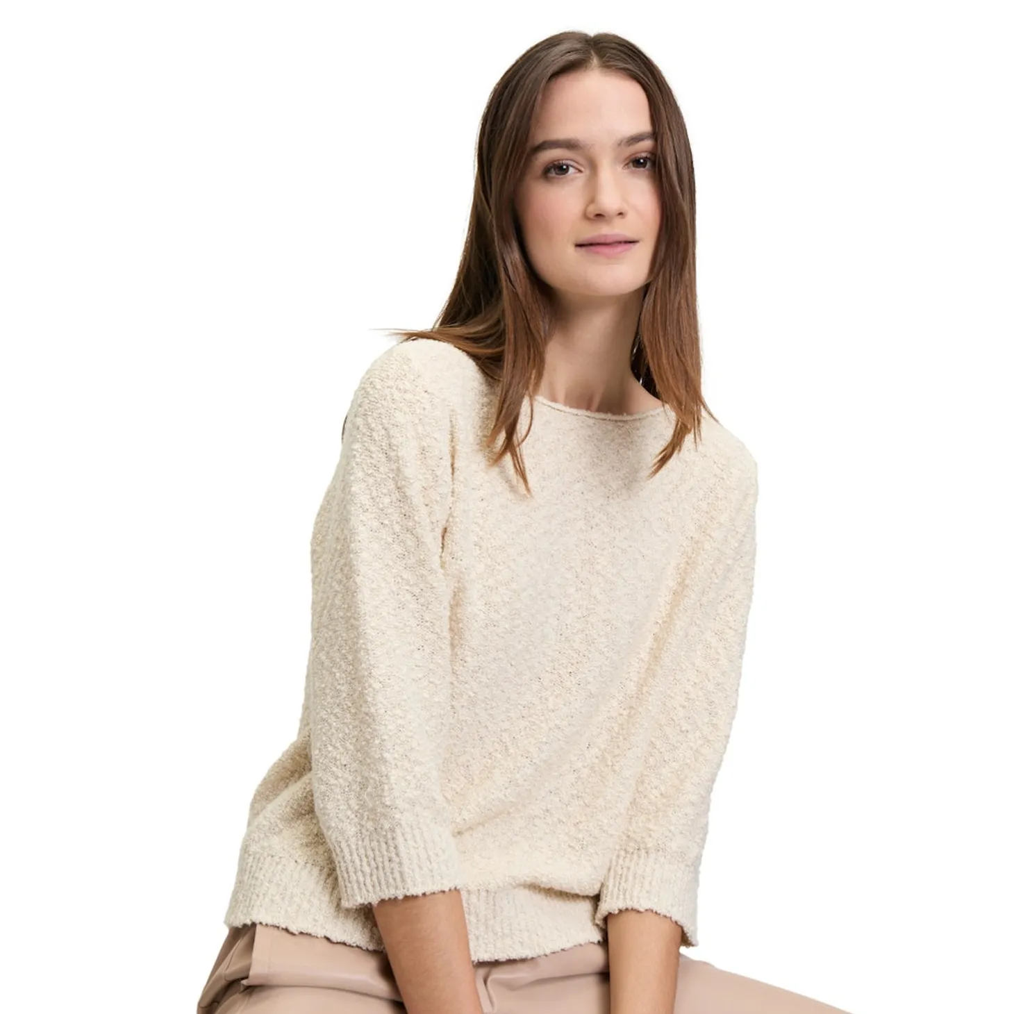 Strickpullover Kurz 3/4 Arm