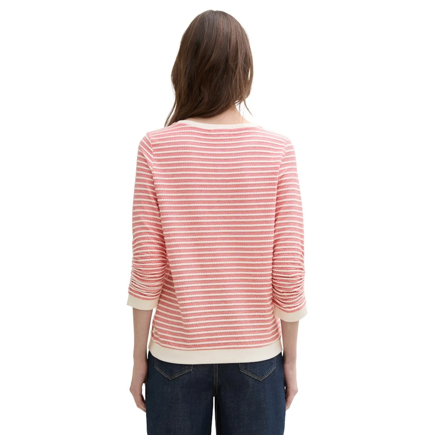 Striped jacquard sweatshirt
