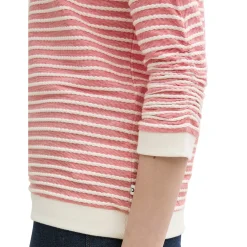 Striped jacquard sweatshirt