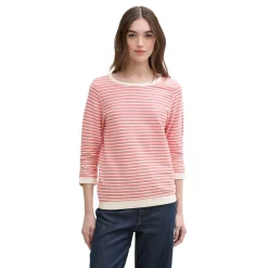 Striped jacquard sweatshirt