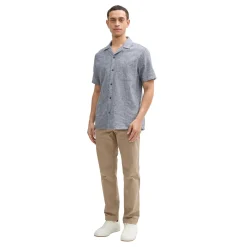 Structured cotton linen shirt