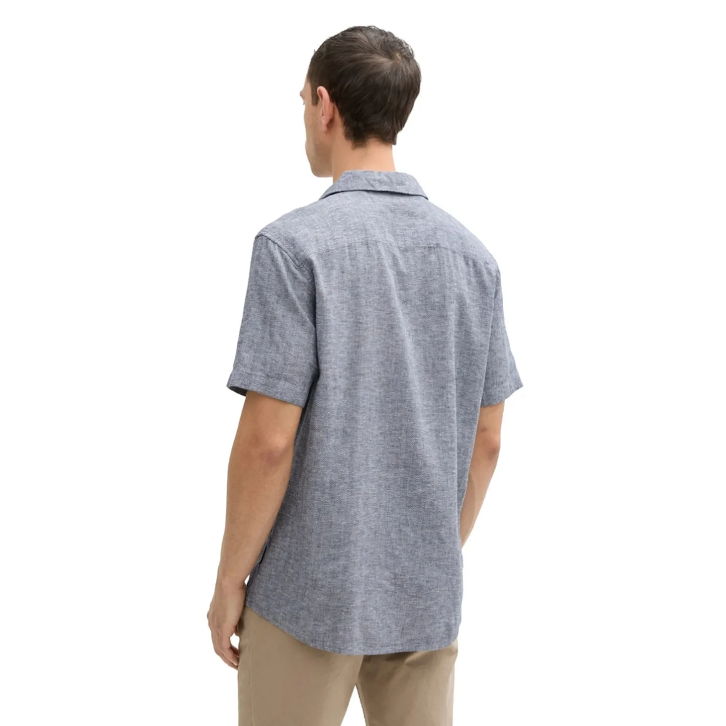 Structured cotton linen shirt