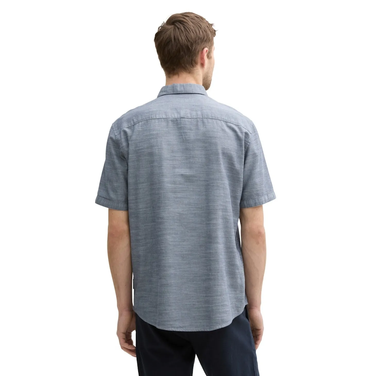 Structured slubyarn shirt