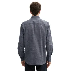Structured slubyarn shirt
