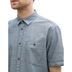 Structured slubyarn shirt