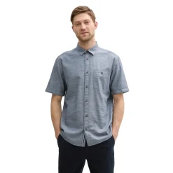 Structured slubyarn shirt