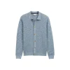Structured twotone knit jacket