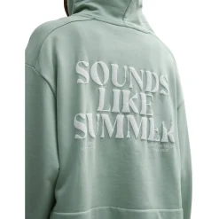 Sweat jacket with print