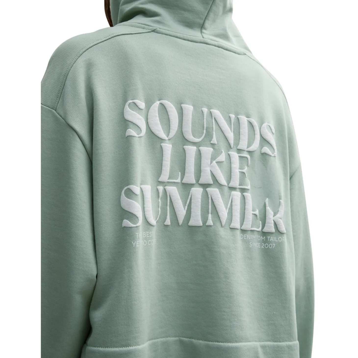 Sweat jacket with print