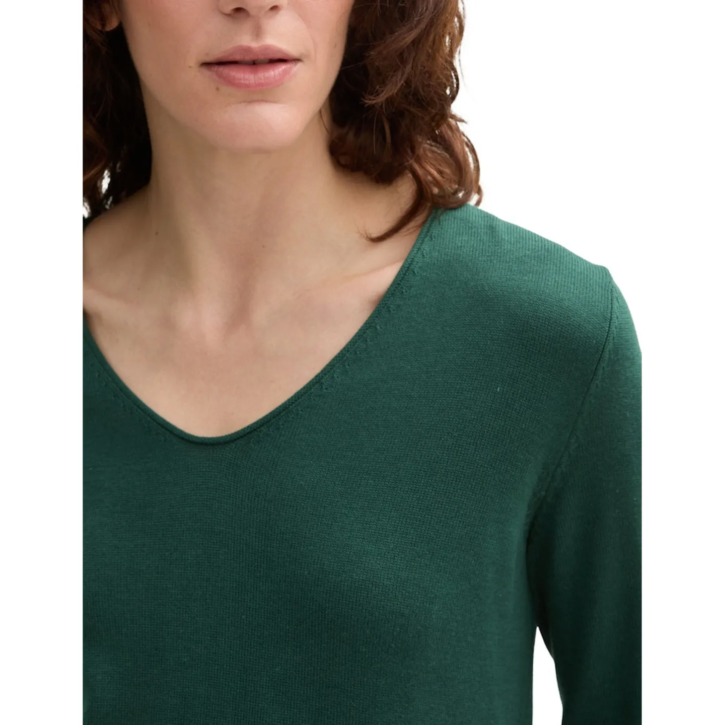 Sweater basic v-neck