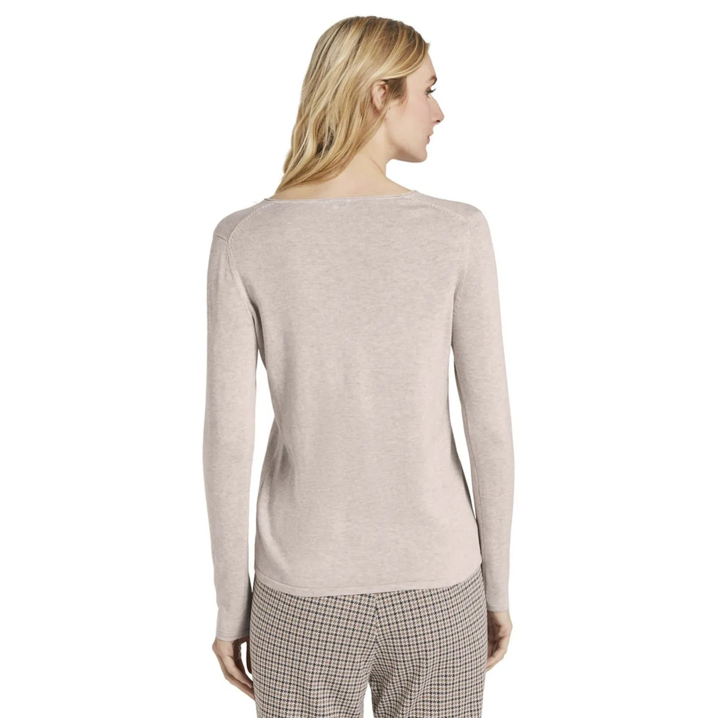 Sweater basic v-neck