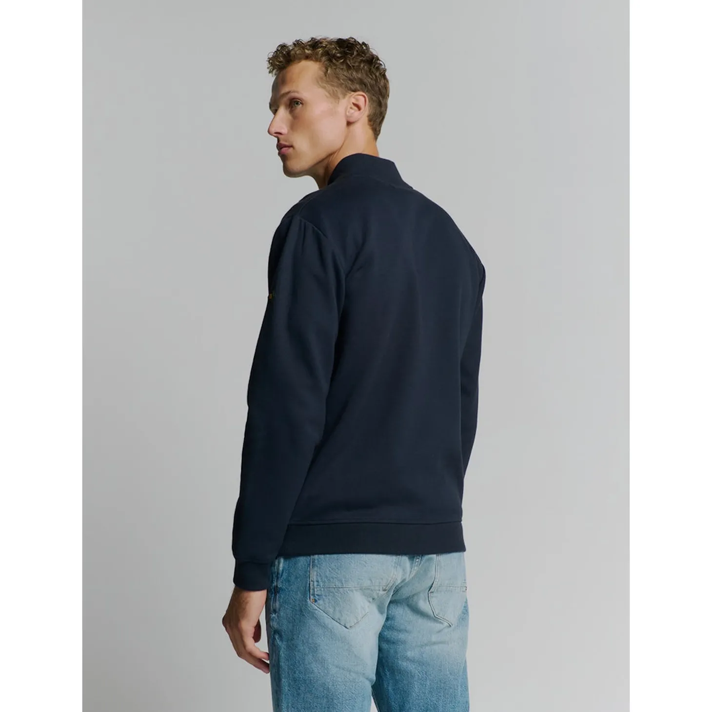Sweater Full Zipper Jacquard M