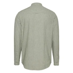 TJM LINEN MIX BND STP SHRT EXT